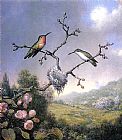 Hummingbirds and Apple Blossoms